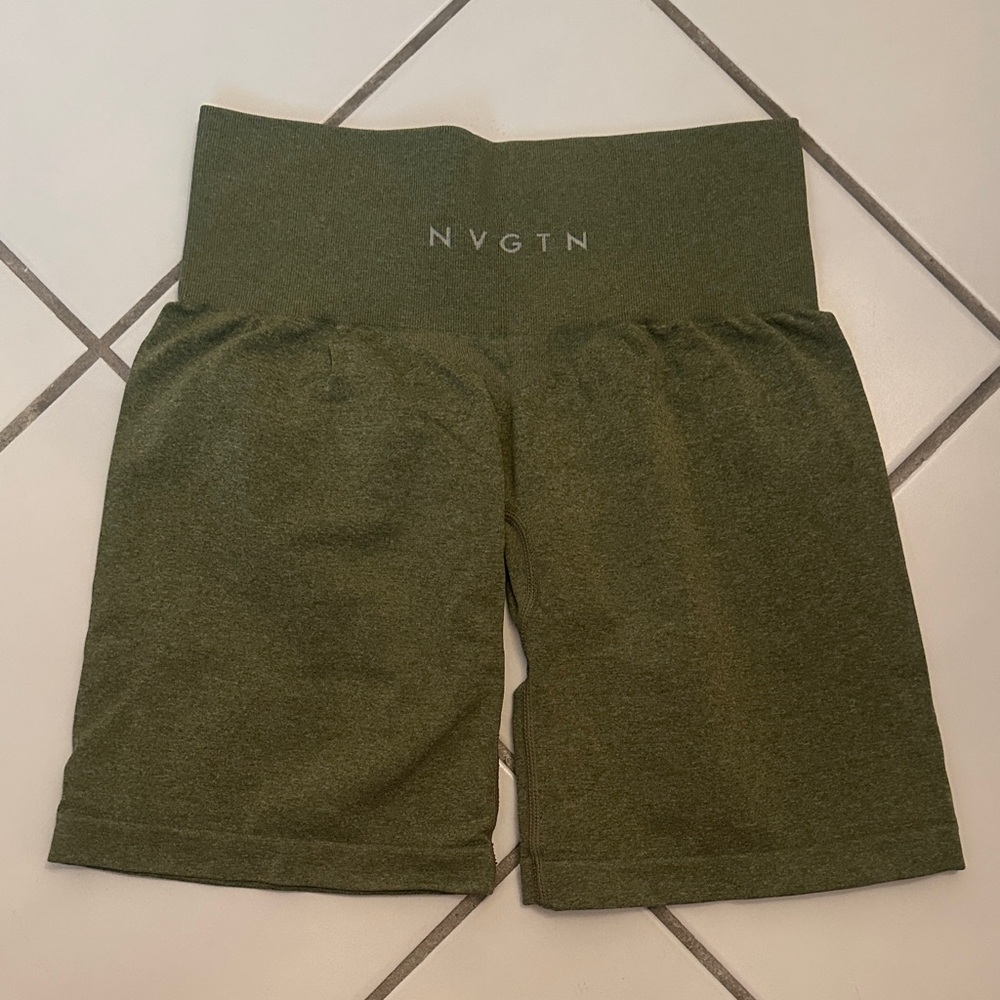 NVGTN Women's Forest Green Bike Shorts
